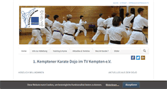 Desktop Screenshot of karate-kempten.de